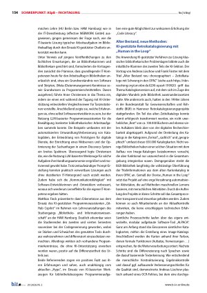 Vorschauseite 2: KI als Partner? Perspektiven auf Kompetenzerweiterung und Arbeitsprozesse in Spezialbibliotheken