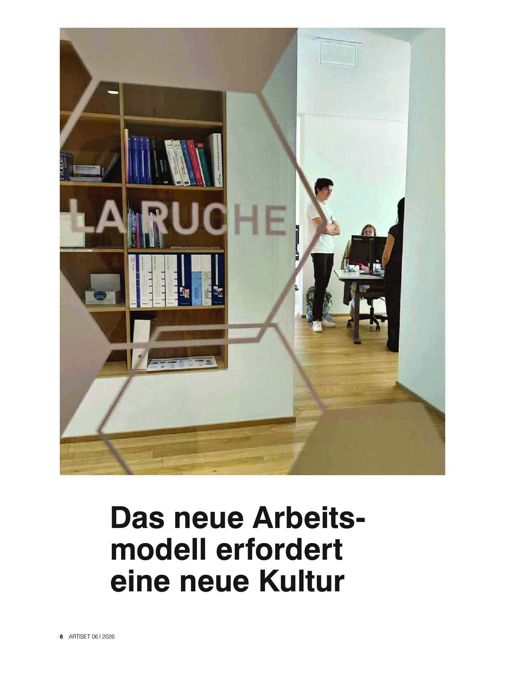 Vorschauseite 1: Das neue Arbeitsmodell erfordert eine neue Kultur