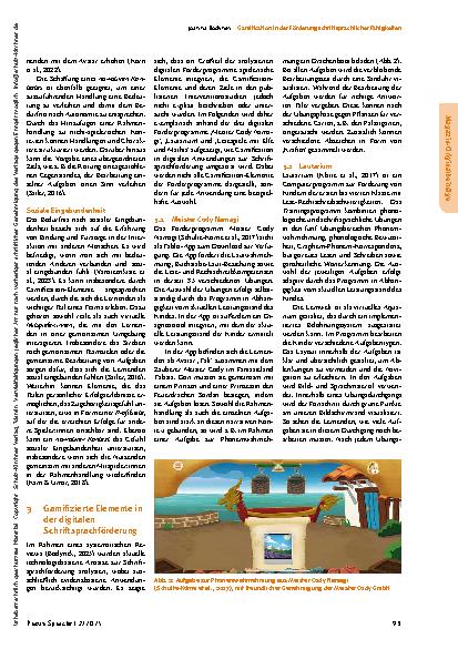 Vorschauseite 3: Gamification in der Förderung schriftsprachlicher Fähigkeiten