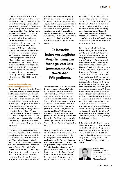 Vorschauseite 2: Praxisprobleme bei der Verhinderungspflege