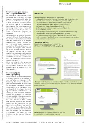 Vorschauseite 2: Unterstützen Sie uns! ETpro-Versorgungsforschung