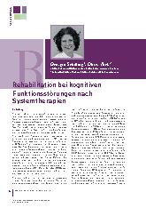 Vorschauseite 1: Rehabilitation bei kognitiven Funktionsstörungen nach Systemtherapien