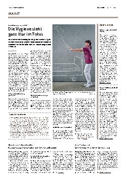 Vorschauseite 1: Die Hygiene steht ganz klar im Fokus.
