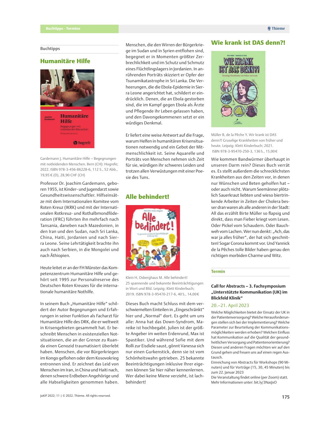 Vorschauseite 1: Buchtipps