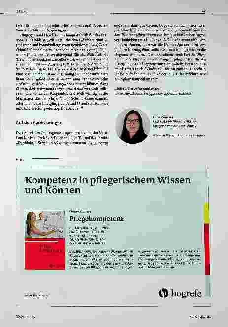 Vorschauseite 3: Hygiene in der Langzeitpflege: Balance zwischen Schutz und Lebensqualität