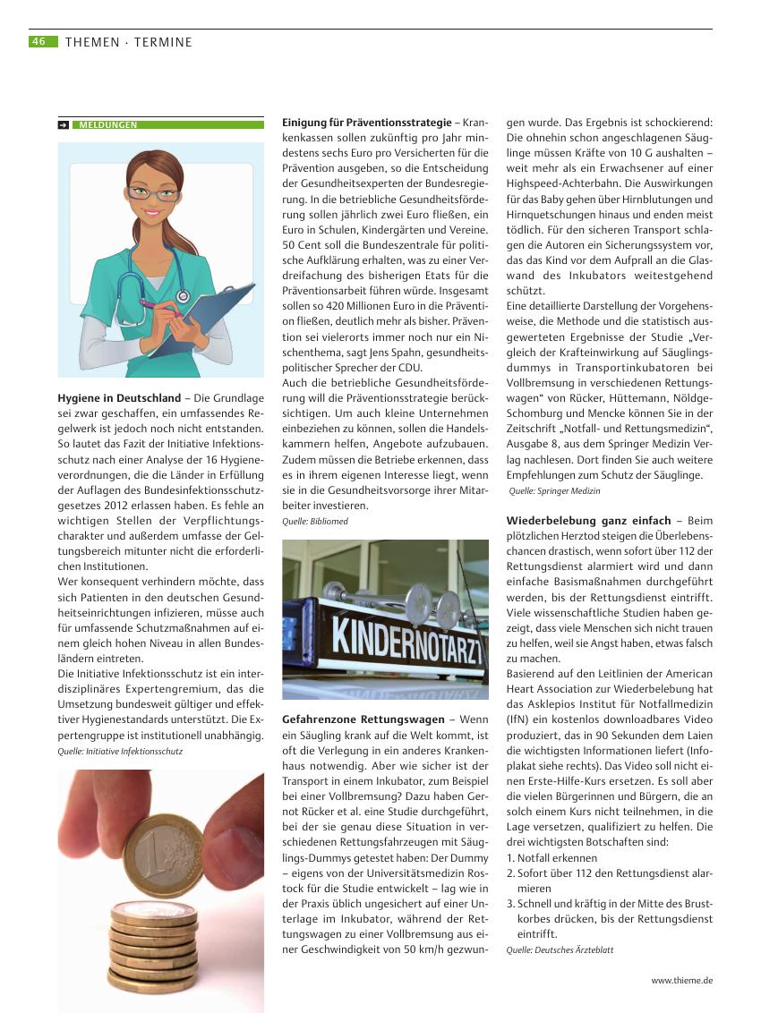 Vorschauseite 1: Themen · Termine