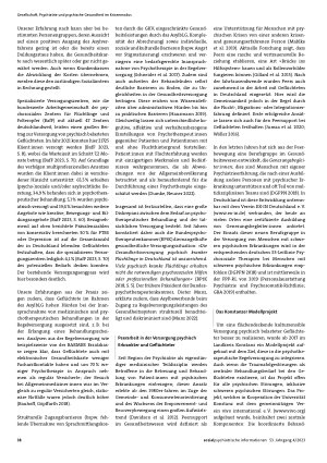 Vorschauseite 2: Integration von Geflüchteten ins psychotherapeutische Versorgungssystem. Ein koordinierter Peer Ansatz zur Überwindung von Zugangsbarrieren und Versorgungsdefiziten