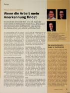 Vorschauseite 1: Wenn die Arbeit mehr Anerkennung findet.
