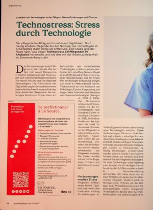 Vorschauseite 1: Technostress: Stress durch Technologie