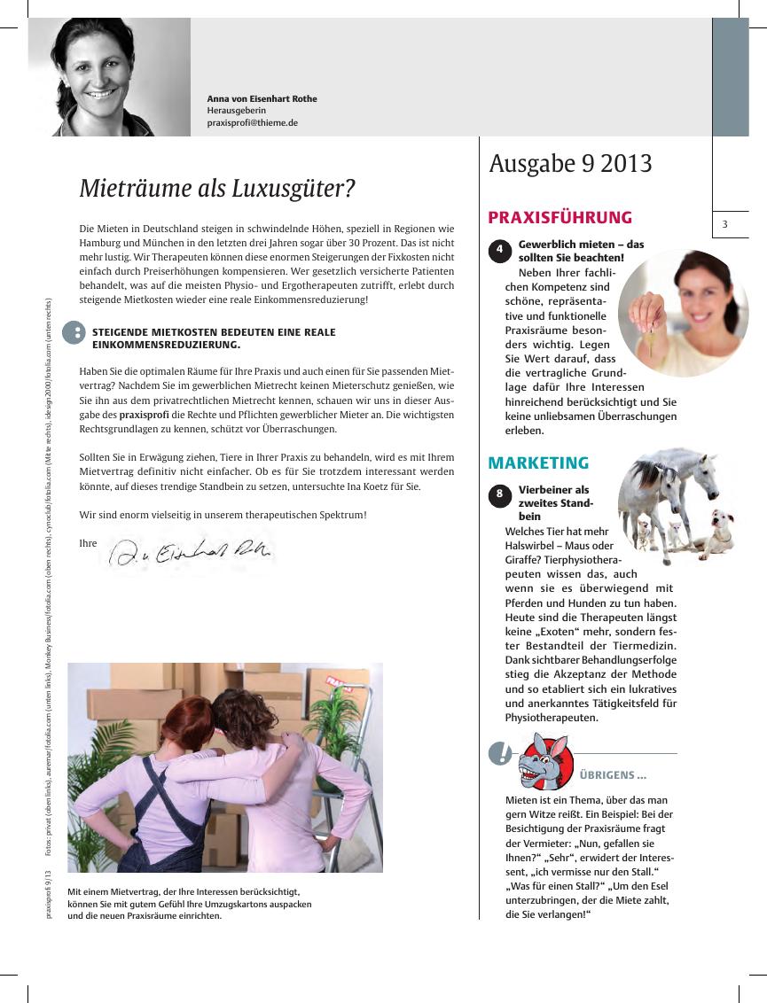 Vorschauseite 1: Mieträume als Luxusgüter?