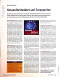 Vorschauseite 1: Gesundheitsdaten auf Europareise