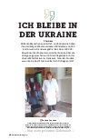 Vorschauseite 1: Ich bleibe in der Ukraine.