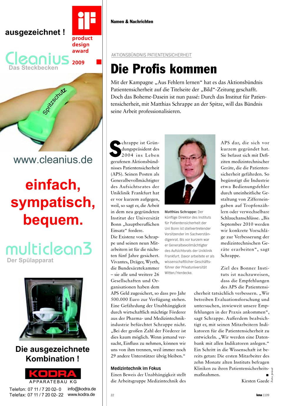 Vorschauseite 1: Die Profis kommen