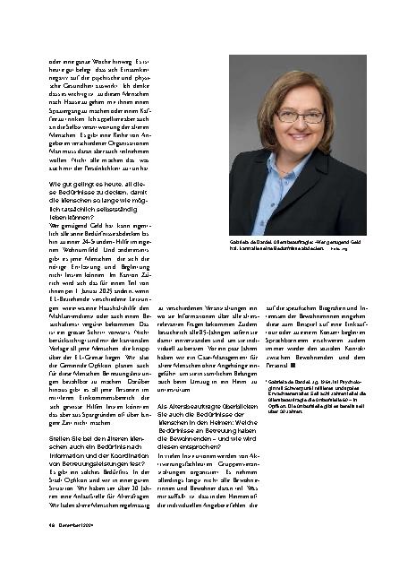 Vorschauseite 2: "Einsamkeit wirkt sich negativ auf die Gesundheit aus."