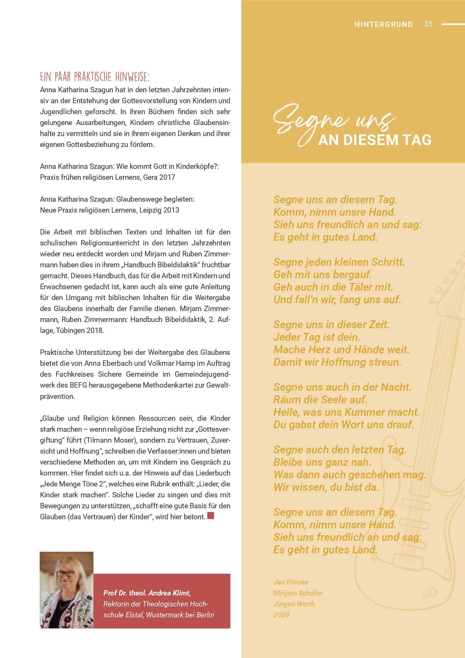 Vorschauseite 3: Familien und Kinder stärken durch die Weitergabe des Glaubens