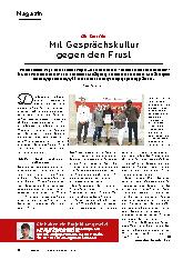 Vorschauseite 1: Mit Gesprächskultur gegen den Frust