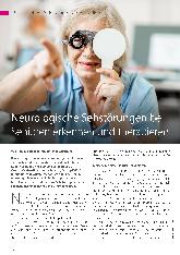 Vorschauseite 1: Neurologische Sehstörungen bei Senioren erkennen und therapieren