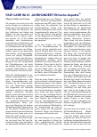 Vorschauseite 1: FAIR CARE IM 21. JAHRHUNDERT Ethische Aspekte.