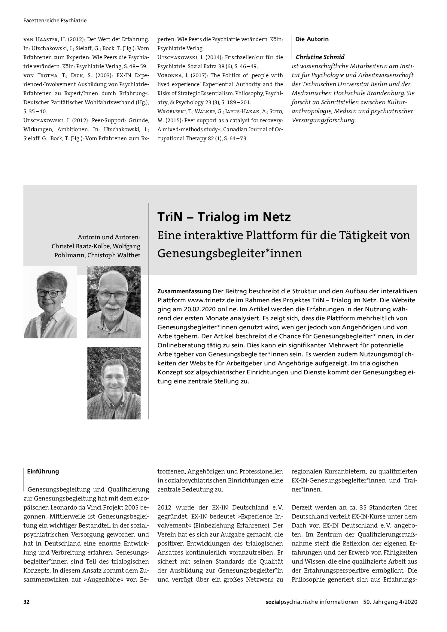 Vorschauseite 5: Zum oszillierenden Charakter von Genesungsbegleitung. Erfahrungsexpertise von Genesungsbegleiter*innen in (teil-)stationärer psychiatrischer Versorgung