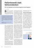 Vorschauseite 1: Patientenwohl statt Sektorendenken: Wie sich ambulante und stationäre Angebote sinnvoll ergänzen.