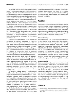 Vorschauseite 4: Lebenswelten gesund und nachhaltig gestalten: Forschungsverbünde FIGENA