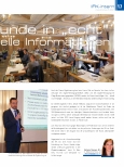 Vorschauseite 2: Feierstunde in "echt und aktuelle Informationen"