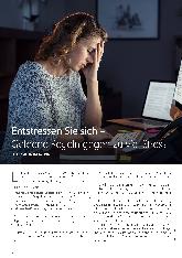 Vorschauseite 1: Entspannen Sie sich - Goldene Regeln gegen zu viel Stress Teil II