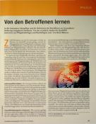 Vorschauseite 1: Von den Betroffenen lernen.