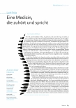 Vorschauseite 1: Eine Medizin, die zuhört und spricht