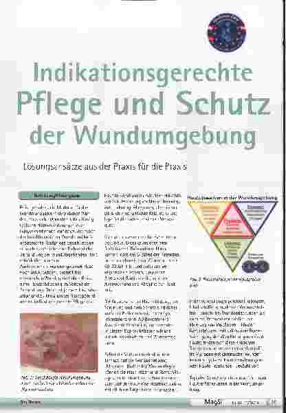 Vorschauseite 1: Indikationsgerechte Pflege und Schutz der Wundumgebung. Lösungsansätze aus der Praxis für die Praxis.