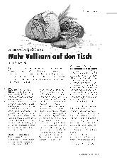 Vorschauseite 1: Ballaststoffe und Typ-2-Diabetes * Mehr Vollkorn auf den Tisch