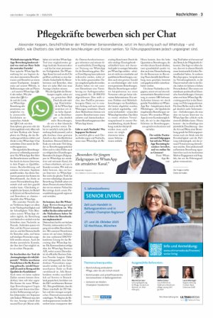Vorschauseite 1: Pflegekräfte bewerben sich per Chat