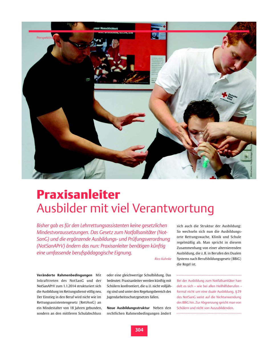 Vorschauseite 1: Praxisanleiter ? Ausbilder mit viel Verantwortung
