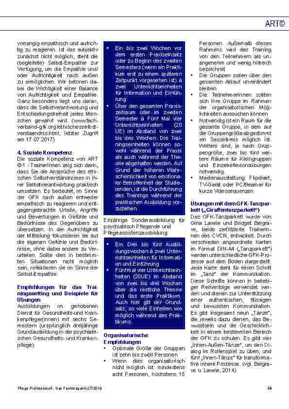 Vorschauseite 6: Bedürfniswahrnehmung in der Pflegeausbildung durch Selbstempathie