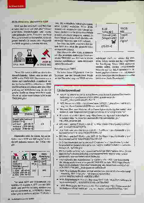 Vorschauseite 3: TRGS 600 „Substitution“ und andere technische Regeln verabschiedet Neues aus dem AGS