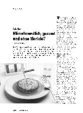 Vorschauseite 1: Laborfleisch: Klimafreundlich, gesund und ohne Tierleid?