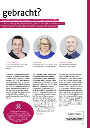 Vorschauseite 2: Was hat GAP gebracht?