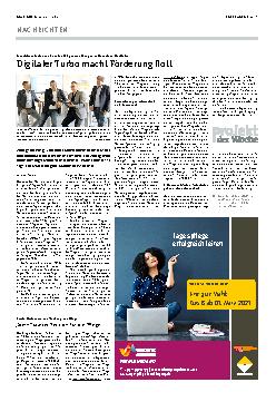 Vorschauseite 1: Digitaler Turbo macht Förderung flott