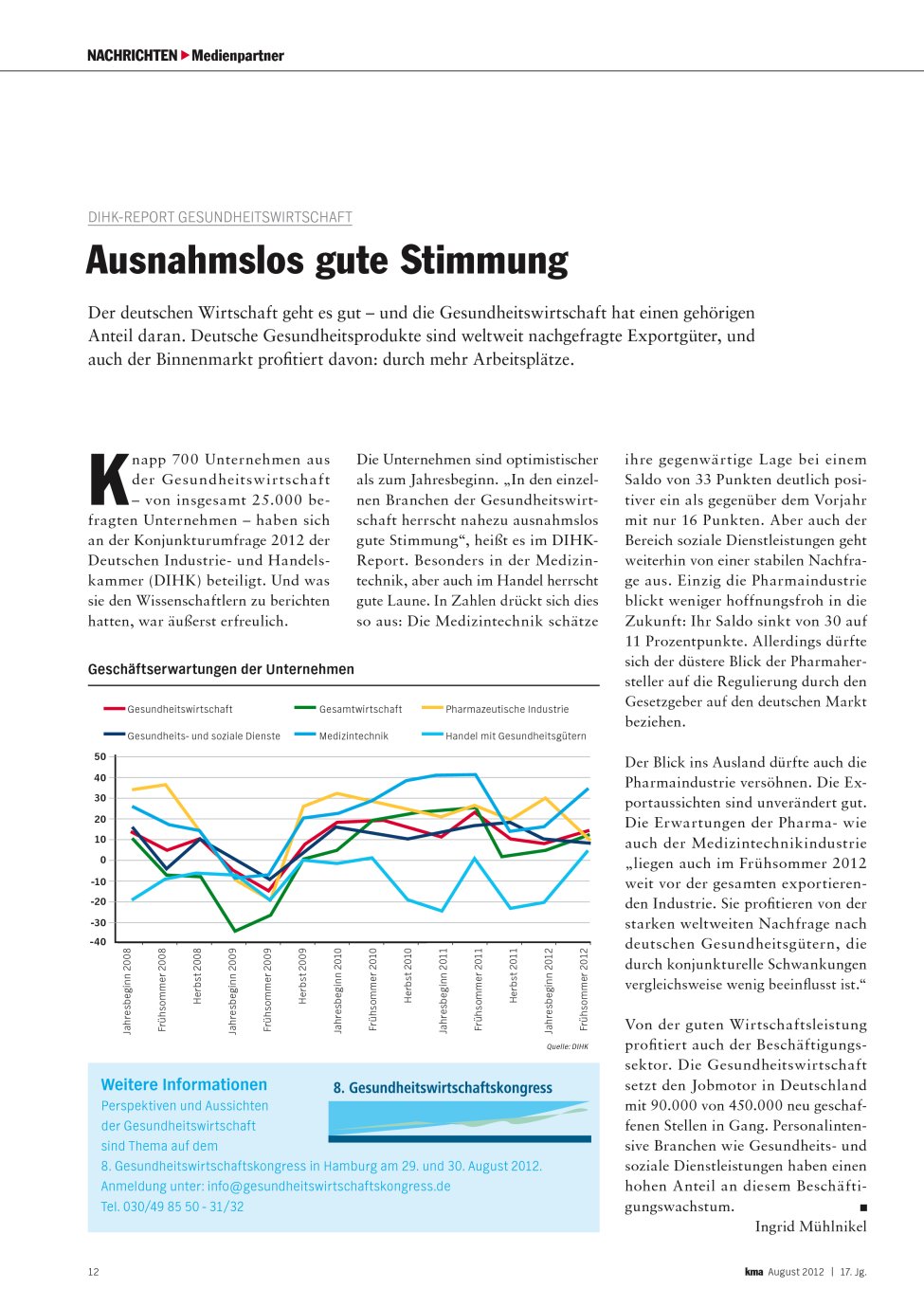 Vorschauseite 1: Ausnahmslos gute Stimmung