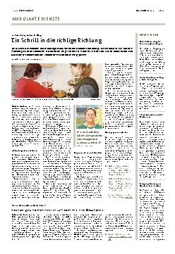 Vorschauseite 1: Ein Schritt in die richtige Richtung