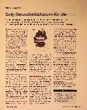 Vorschauseite 1: Gute Gesundheitschancen für alle