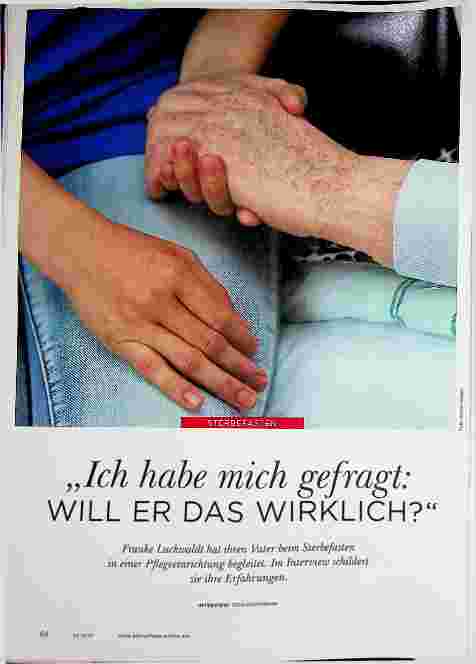 Vorschauseite 1: „Ich habe mich gefragt: WILL ER DAS WIRKLICH?“