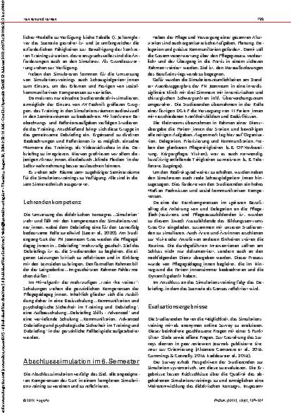 Vorschauseite 3: Stationsalltag meistern: Simulationstraining im Pflegestudium als Vorbereitung auf den Berufseinstieg