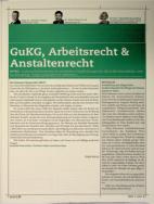Vorschauseite 1: GuKG, Arbeitsrecht & Anstaltsrecht