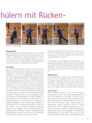 Vorschauseite 2: Teletherapie bei Pflegeschülern mit Rücken und Nackenschmerzen
