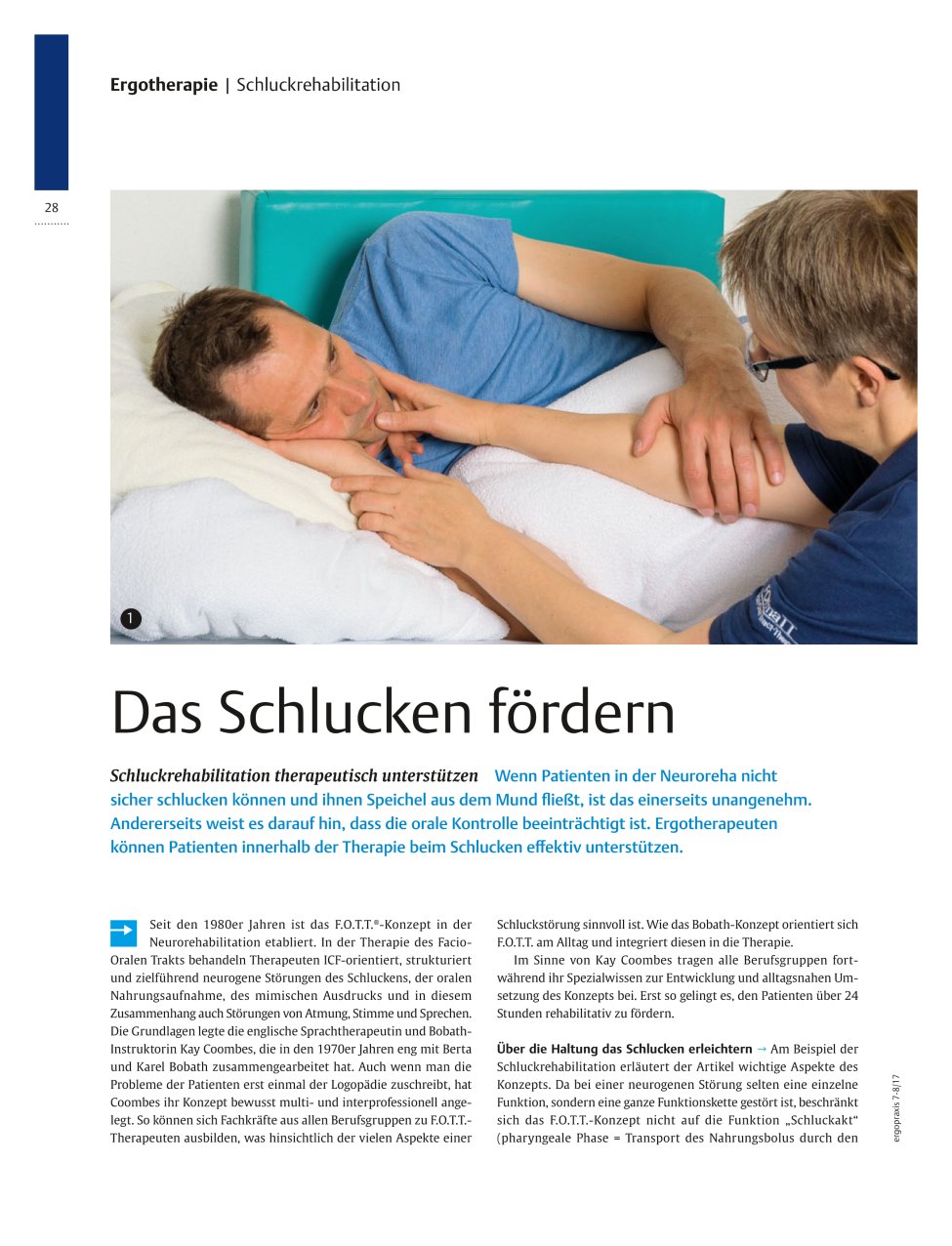 Vorschauseite 1: Schluckrehabilitation therapeutisch unterstützen – Das Schlucken fördern