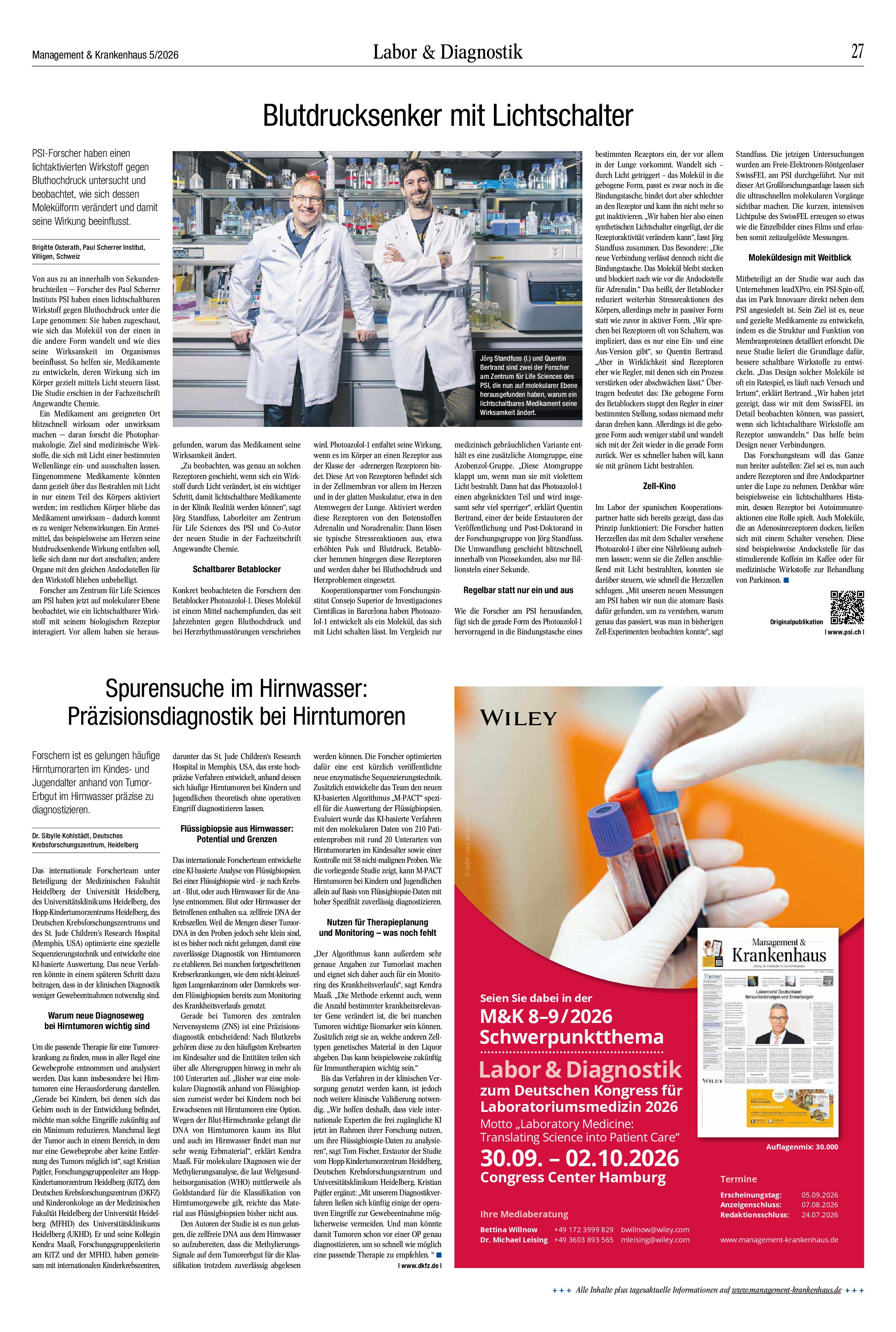 Vorschauseite 2: Labor & Diagnostik