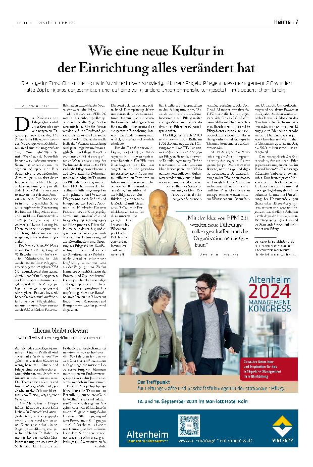 Vorschauseite 1: Wie eine neue Kultur in der Einrichtung alles verändert hat