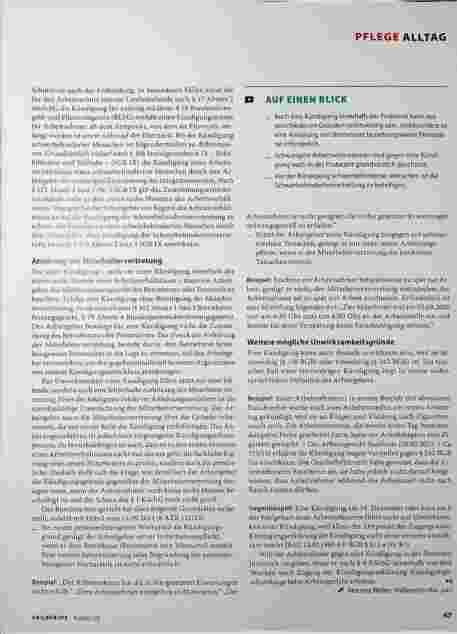 Vorschauseite 2: Kündigung in der Probezeit