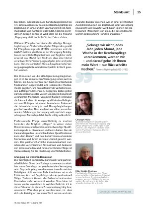Vorschauseite 3: Wer begleitet wen - und mit welcher Qualifikation?
